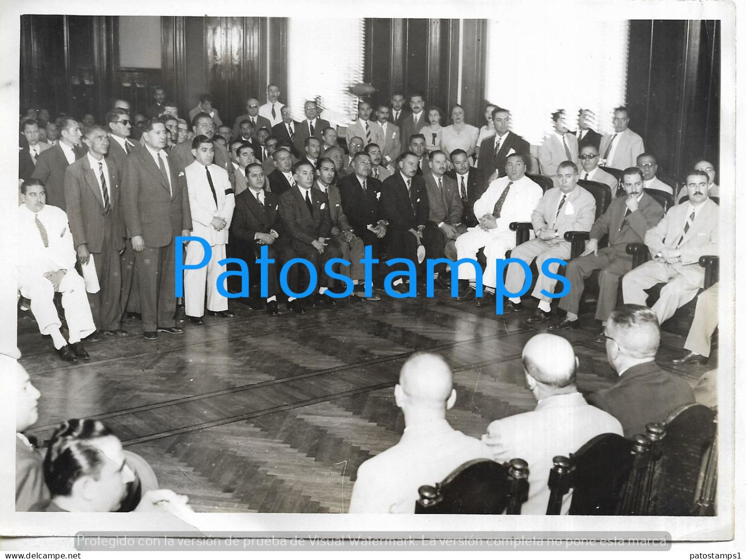 229187 ARGENTINA TUCUMAN GOBERNADOR FERNANDO RIERA 1951 TRIBUNAL ELECTORAL 18 X 13 CM PHOTO NO POSTCARD - Argentinien