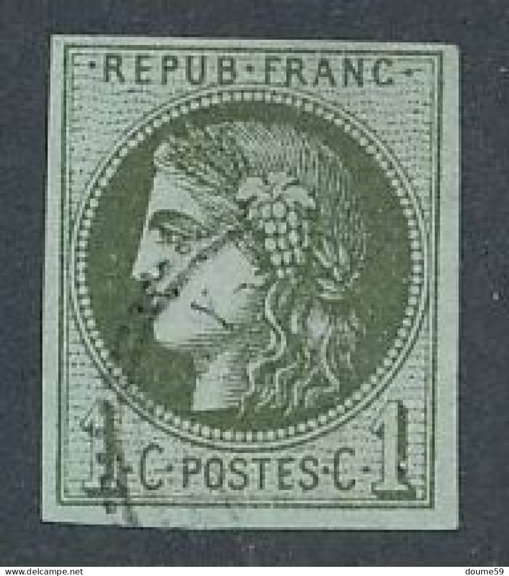 BM-57: FRANCE:  N° 39Aa Obl - 1870 Bordeaux Printing