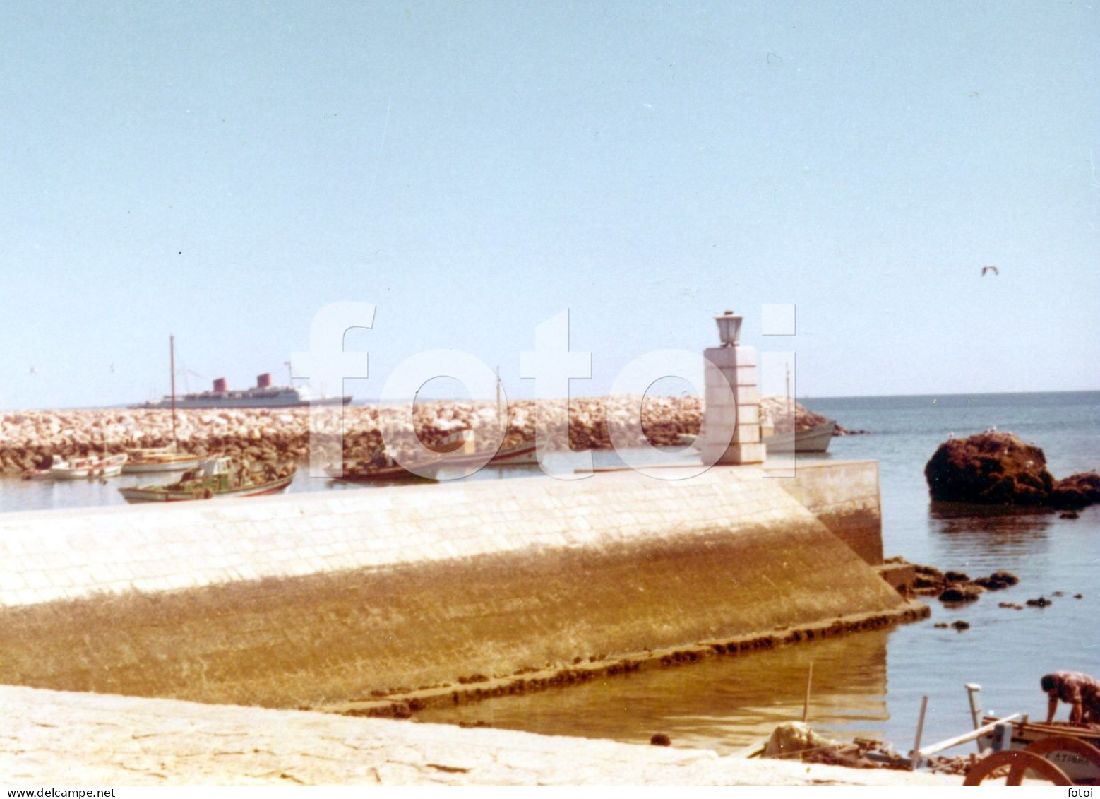 2 PHOTOS SET 1973 LAGOS ALGARVE PORTUGAL FOTO ORIGINAL PHOTO AT175 - Places