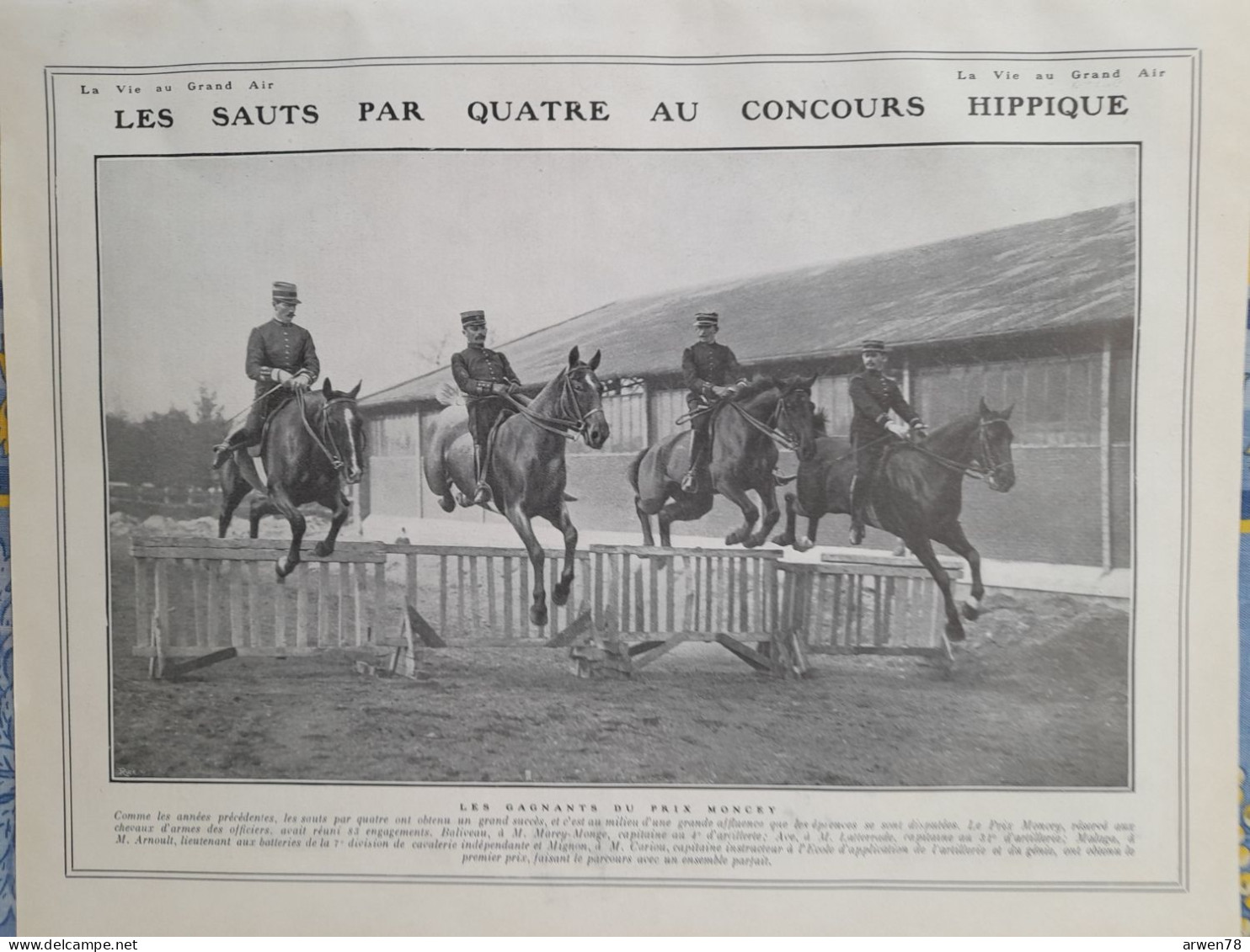 LA VIE AU GRAND AIR N° 553 /1909 JOE JEANNETTE MARATHON SAINT YVES VAINQUEUR CONCOURS HIPPIQUE - 1900 - 1949