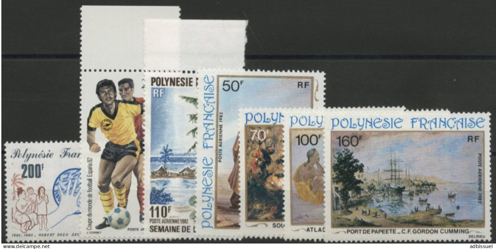 POLYNESIE Poste Aérienne PA N° 167 à 173 Neufs ** (MNH)  TB - Unused Stamps