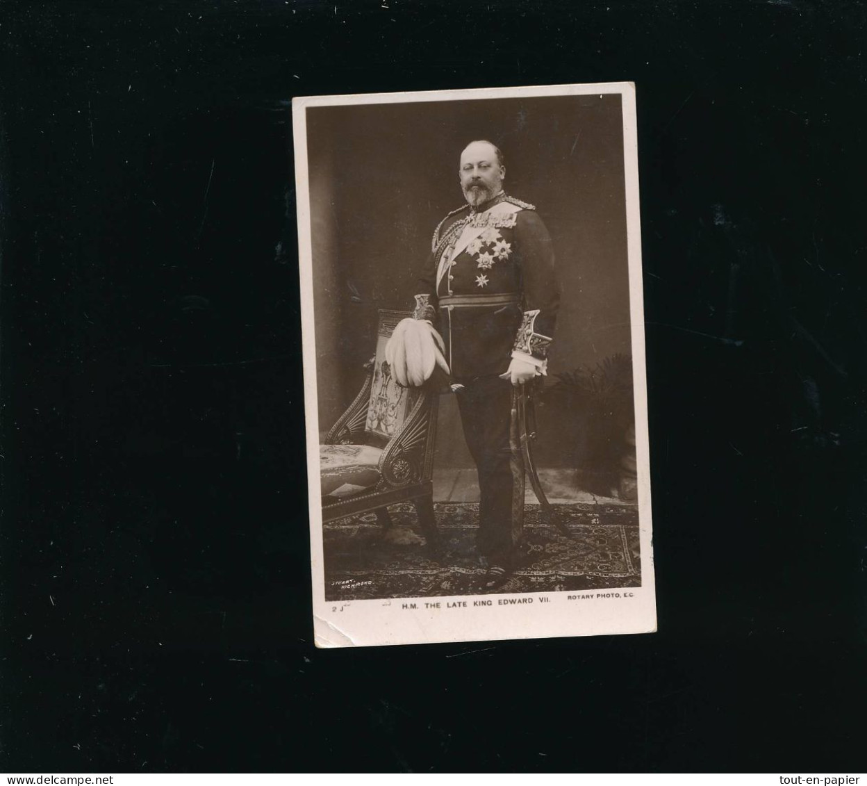 CPA - H.M. The Late King Edward VII  - Rotary Photo - Koninklijke Families