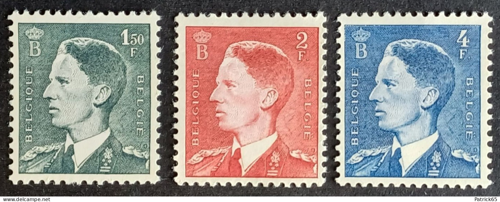 Belgie 1953 K.Boudewijn Obp-909/911 MNH-Postfris - Unused Stamps