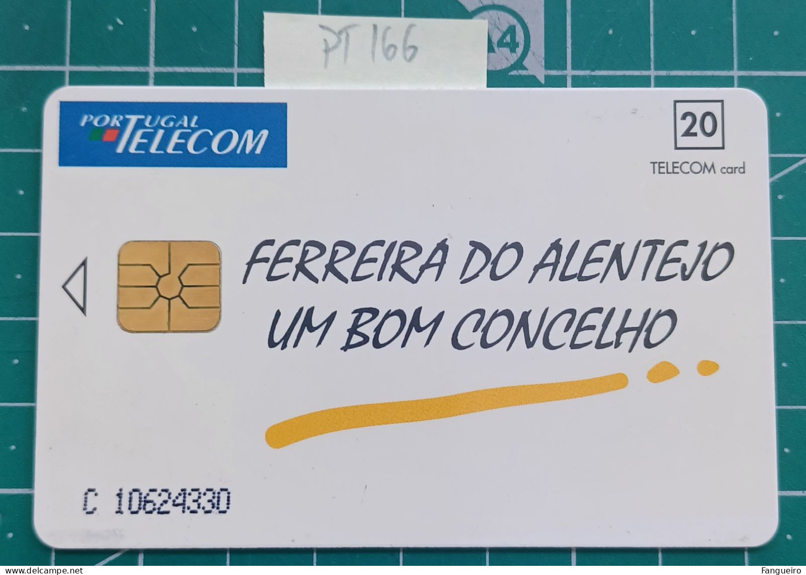 PORTUGAL USED PHONECARD PT166 FERREIRA DO ALENTEJO - Portugal