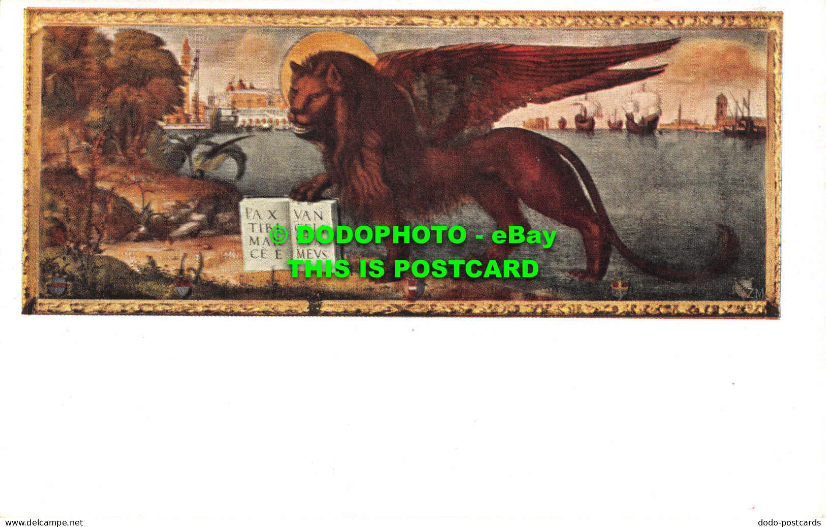 R554764 Venezia. Palazzo Ducale. Leone Di D. Marco. Carpaccio. Borin - Monde