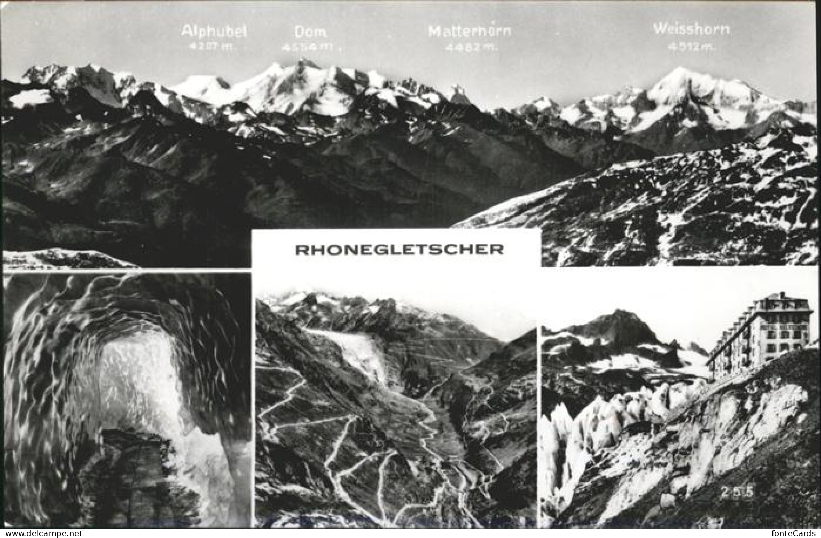 11298468 Rhonegletscher Glacier Du Rhone Matterhorn Weisshorn Dom Rhone - Sonstige & Ohne Zuordnung