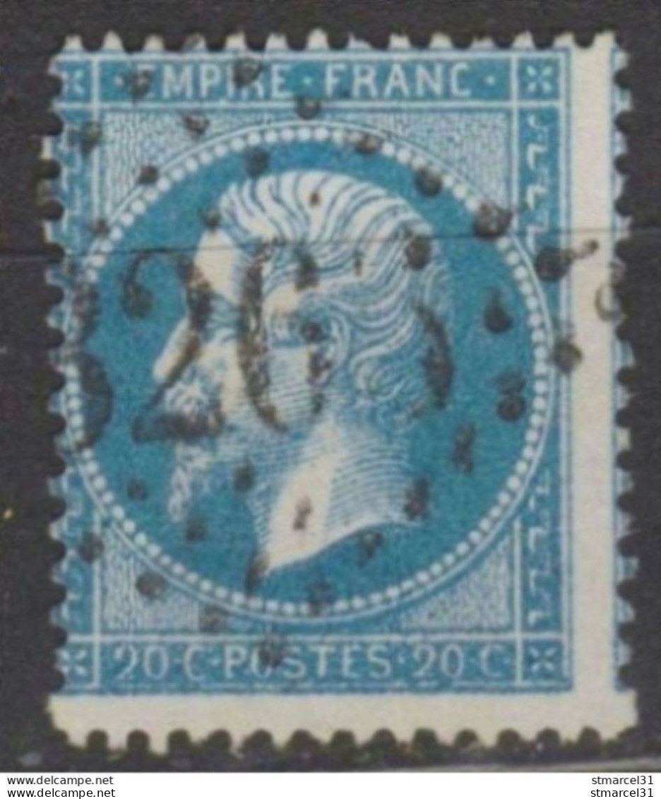 VARIETE Du FILET Sud TRES EPAIS N°22 TBE - 1862 Napoléon III