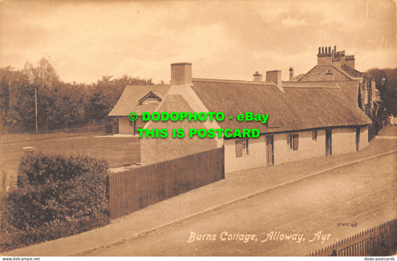 R554780 Ayr. Burns Cottage. Alloway. Valentine Series - Monde