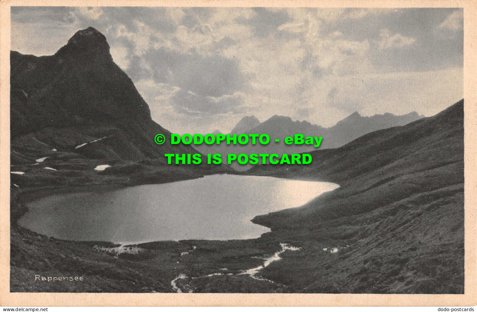 R555111 Rappensee. Allgauer Alpen. Heilbronner. Weg Rappensee. No. 4979. J. Heim - Monde