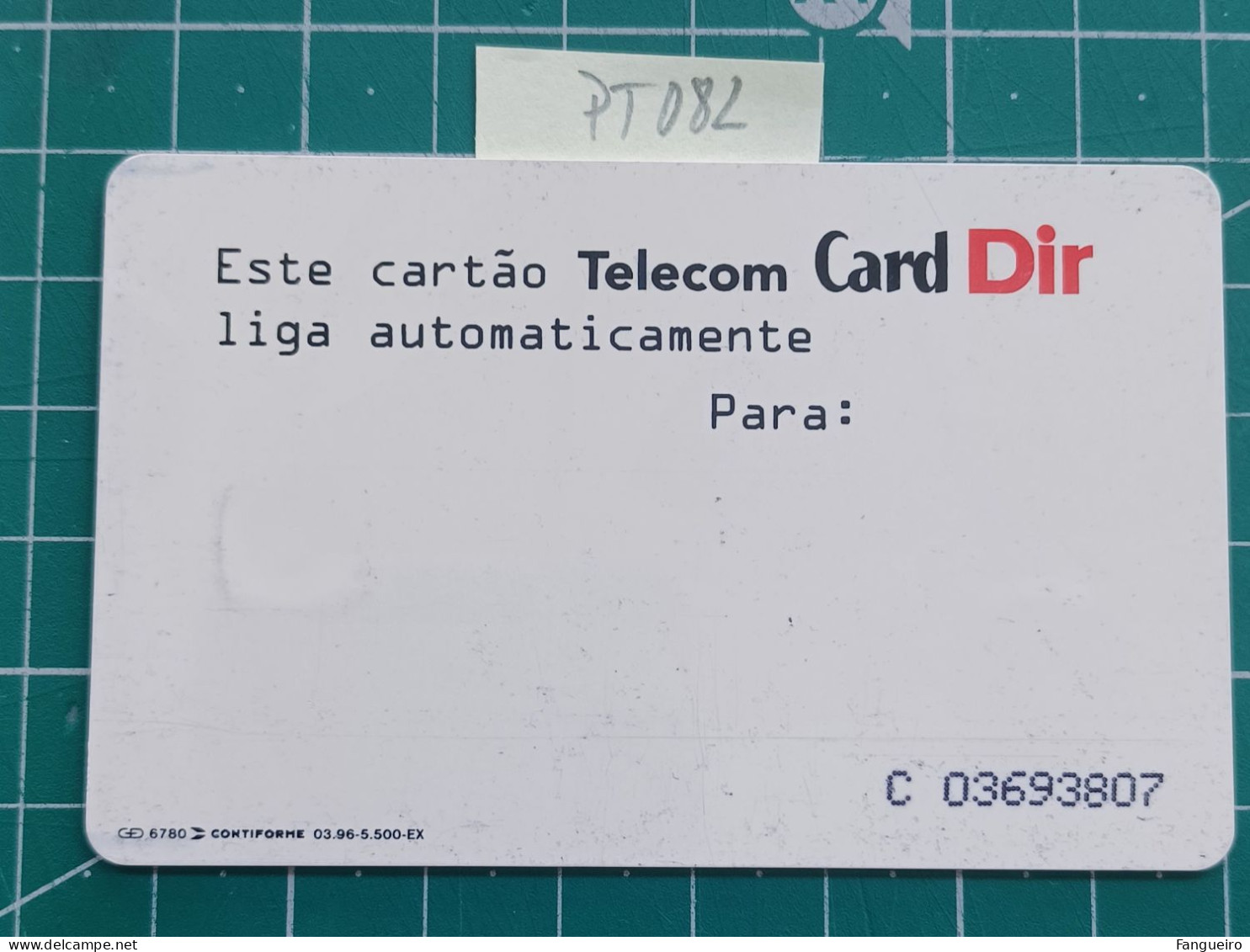 PORTUGAL USED PHONECARD PT082 DIR - Portogallo