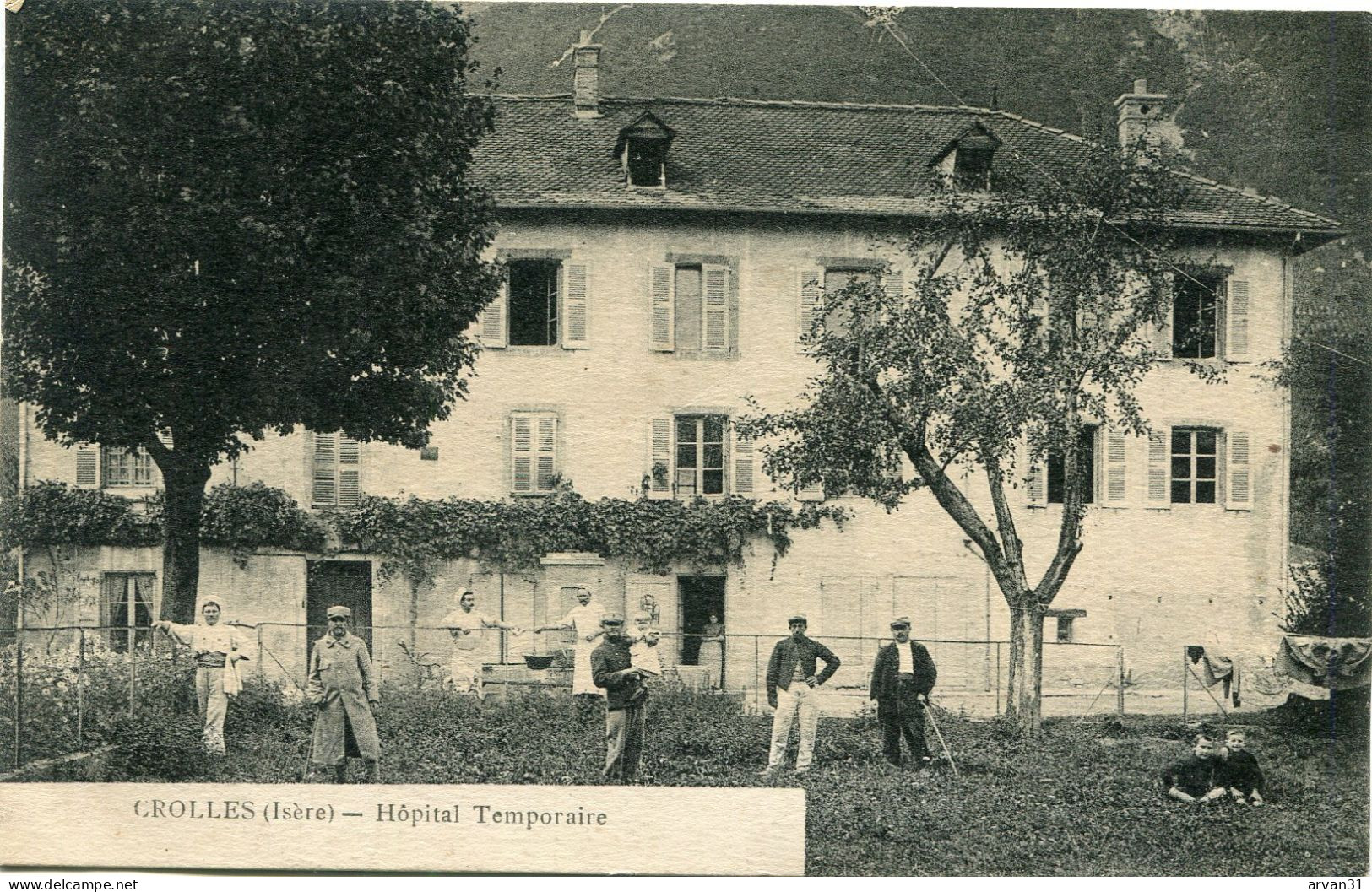 CROLLES - HOPITAL TEMPORAIRE - - Autres & Non Classés