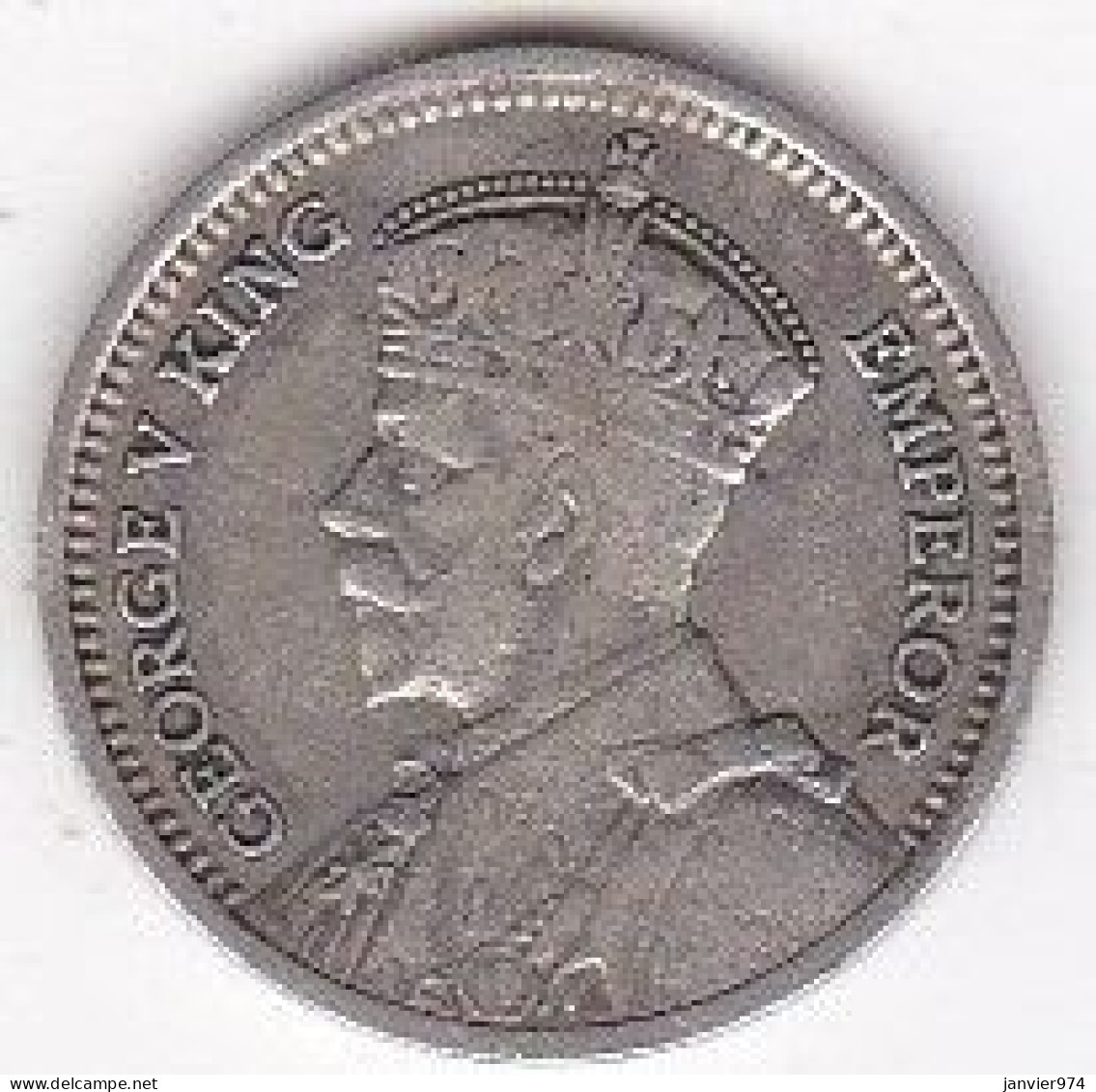 New Zealand, 3 Pence 1934 , George V, En Argent, KM# 1 - Nouvelle-Zélande