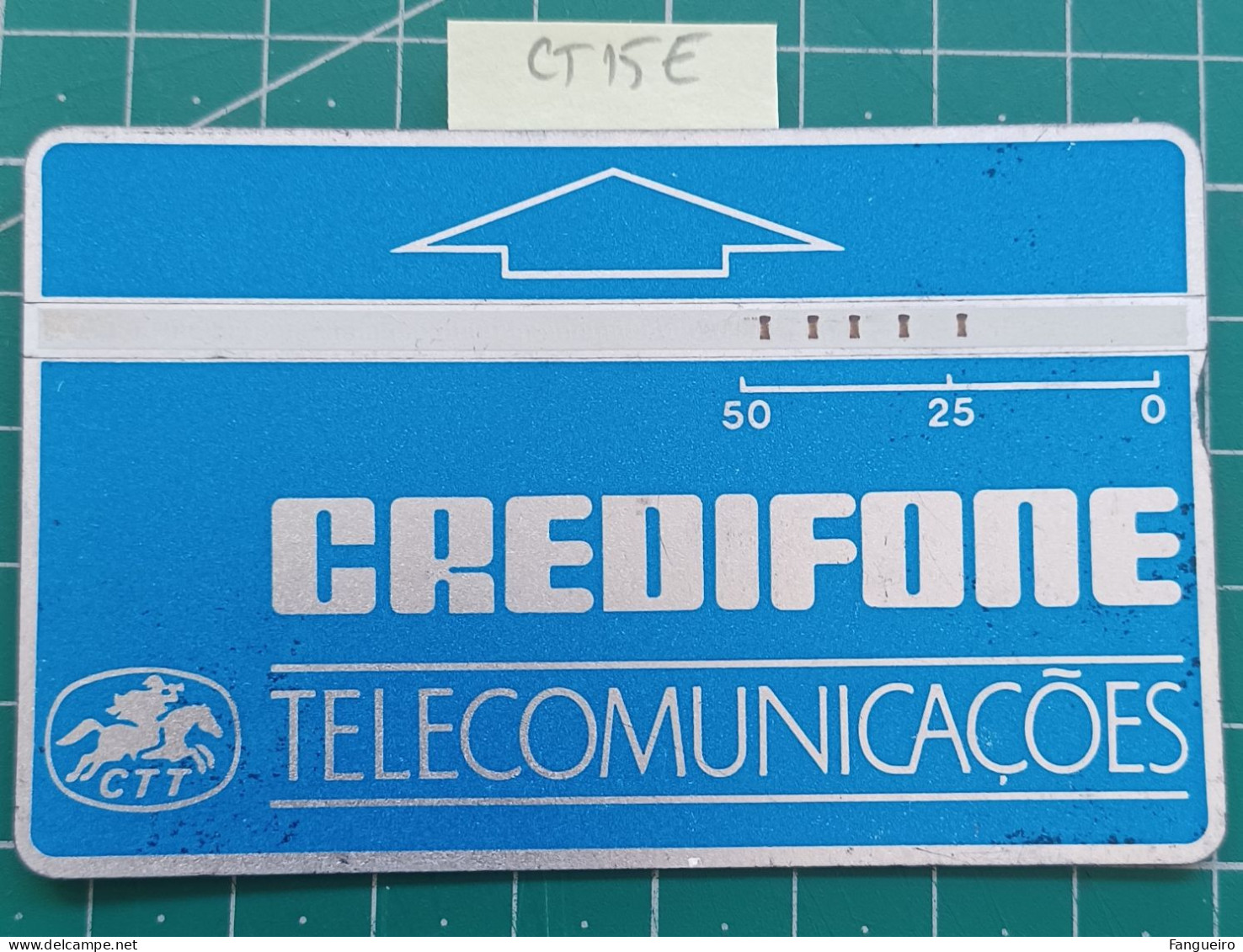 PORTUGAL USED PHONECARD CT15E - Portugal