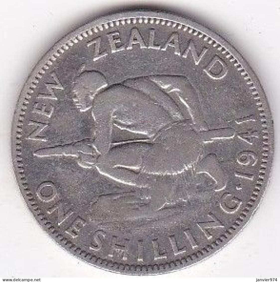New Zealand. 1 Shilling 1941 George VI En Argent. KM# 9 - Nouvelle-Zélande