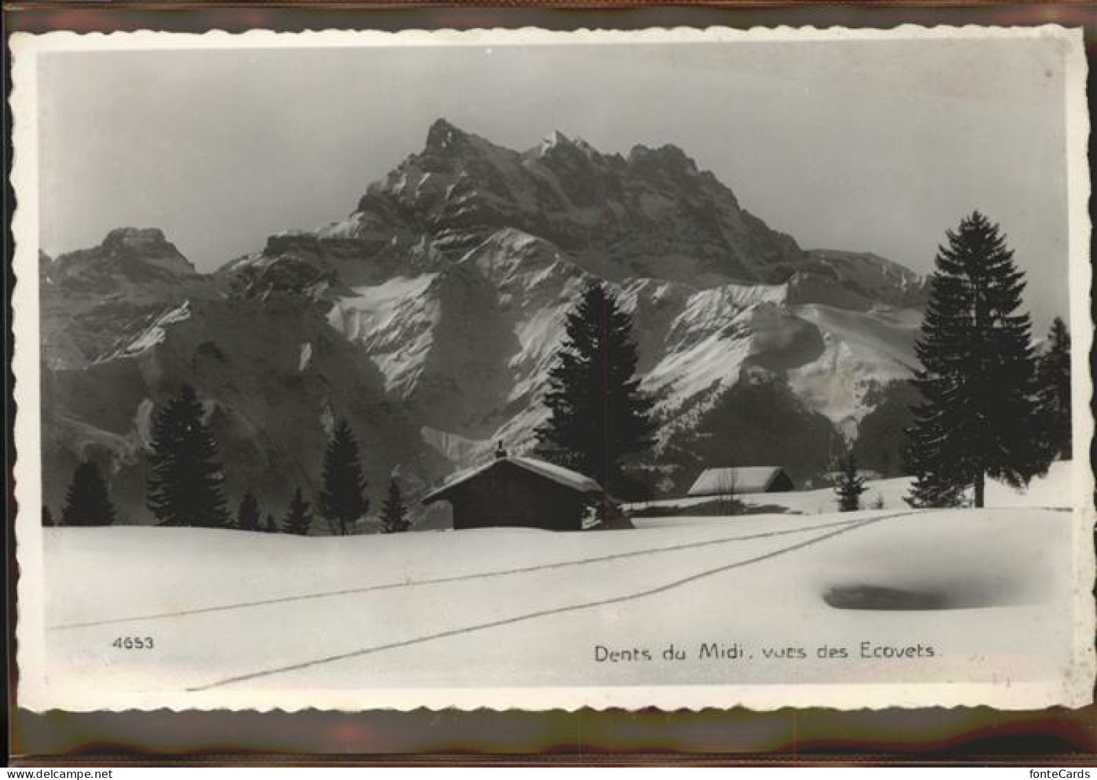 11294714 Dents Du Midi Vues Des Ecovets Berge Huetten Dents Du Midi - Autres & Non Classés