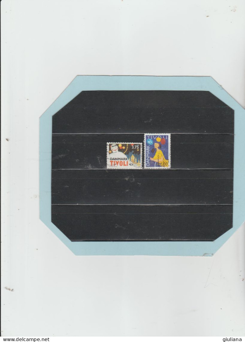 Danimarca 1993 - (UN) 1057/58 Used "NORDEN. Turismo. 150° Ann. Parco Divertimento Di Tivoli" - Serie Completa - Used Stamps
