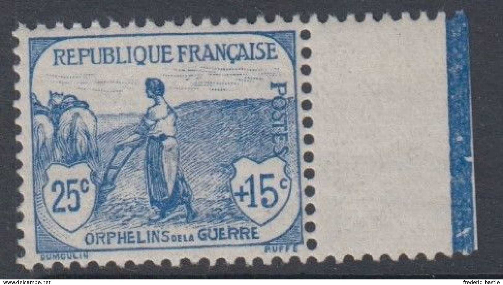 Orphelins - N° 151   * *  - Cote : 240 € ( Pli De Gomme ) - Neufs