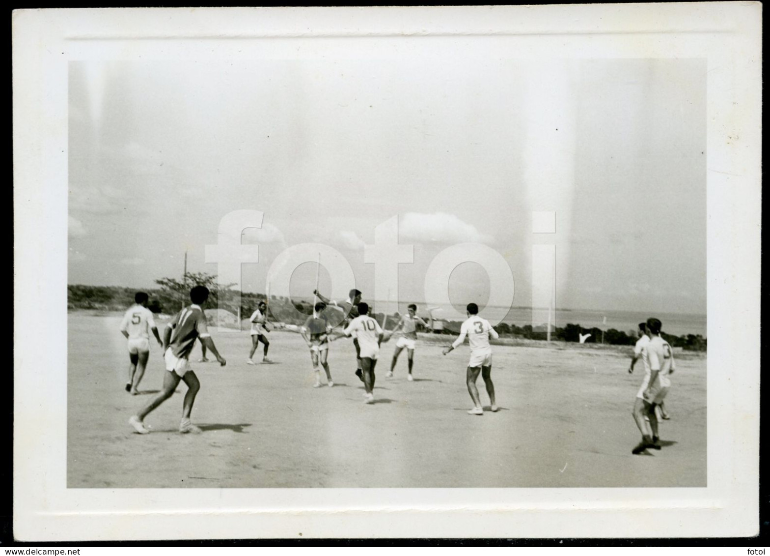 3 FOTOS SET 1967 REAL PHOTO CPA CORPO POLICIA FAP AEREA FUTEBOL SOCCER MILITARY TEAM ANGOLA AFRICA AFRIQUE AT186 - Sports