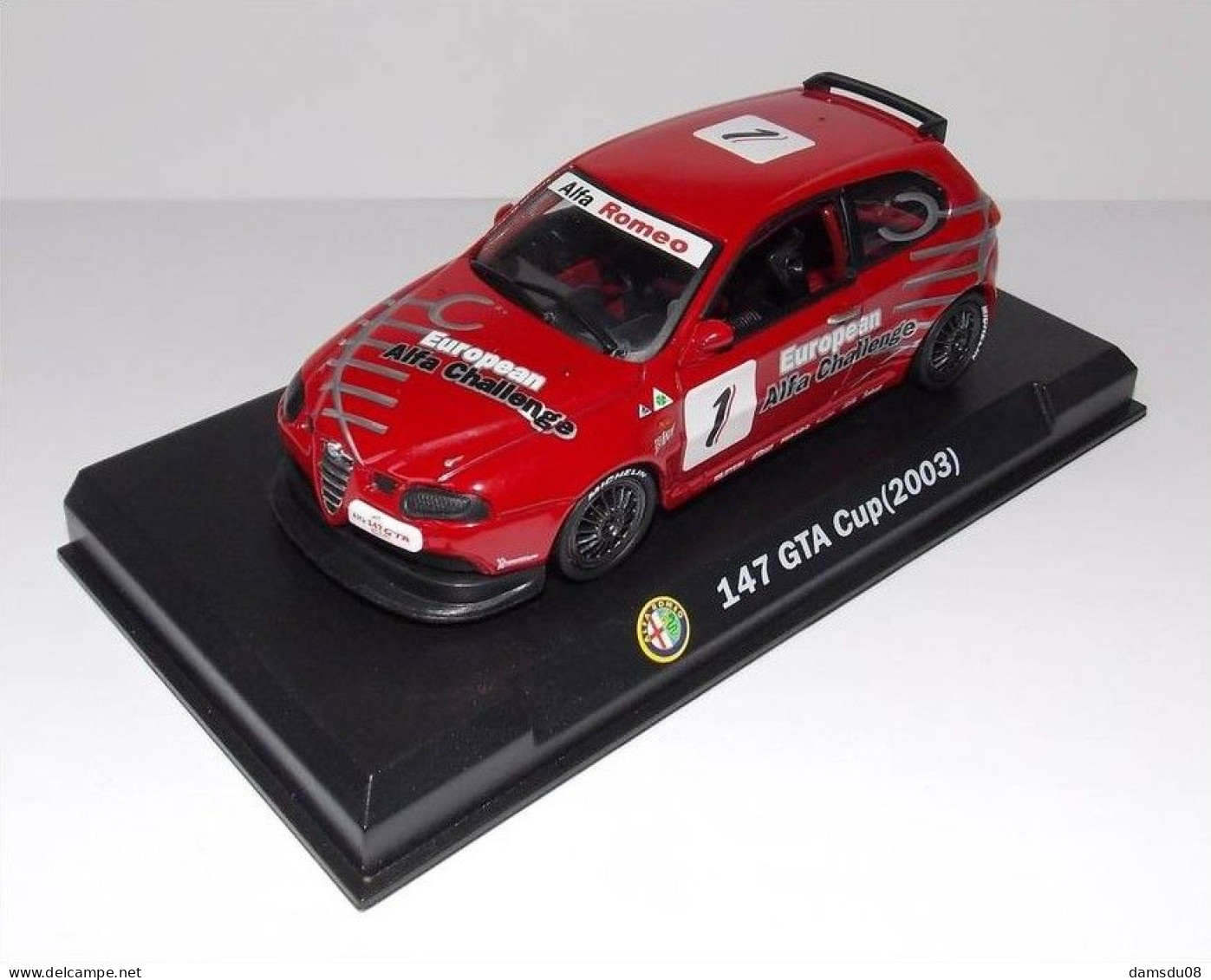 Ixo Alfa Roméo 147 GTA  Cup 2003 échelle 1/43 Sous Blister - Autres & Non Classés