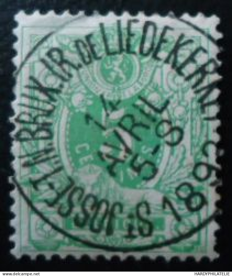 BELGIQUE N°45 Oblitéré - 1869-1888 Lion Couché (Liegender Löwe)