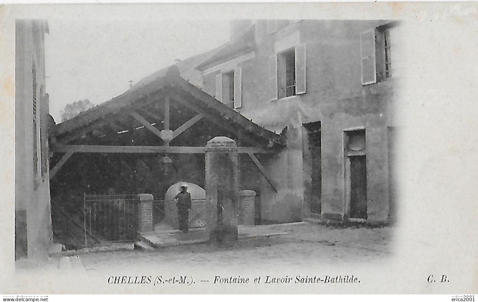 Chelles. Fontaine Et Lavoir Sainte Bathilde. - Chelles