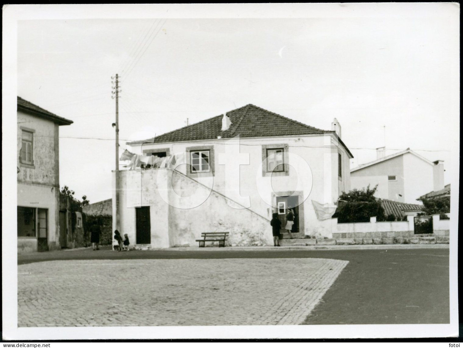 1961 ORIGINAL AMATEUR PHOTO FOTO COSTA CAPARICA ALMADA PORTUGAL AT398 - Places