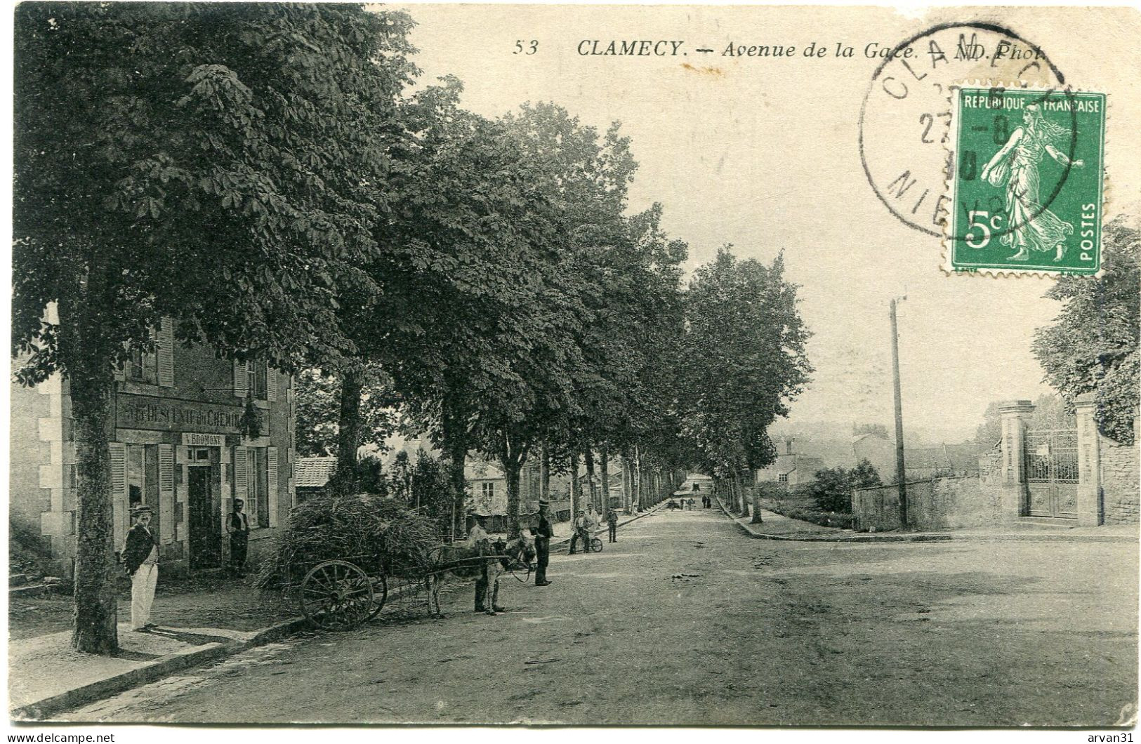 CLAMECY -  AVENUE De La GARE  - - Clamecy