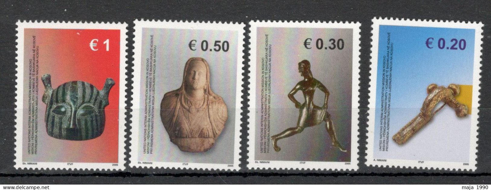 KOSOVO - MNH SET - ARCHAEOLOGICAL FINDS -2005. - Kosovo