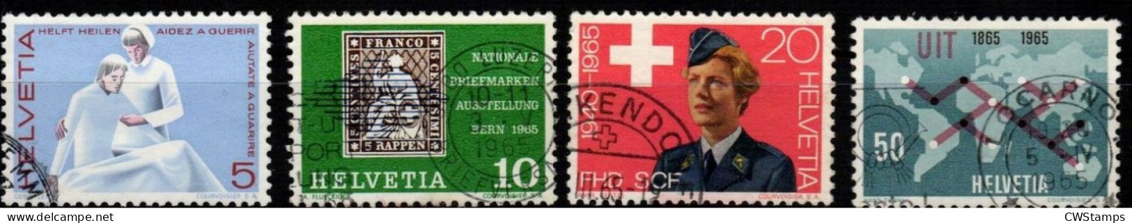 .. Zwitserland 1965   Mi 808/11 - Oblitérés
