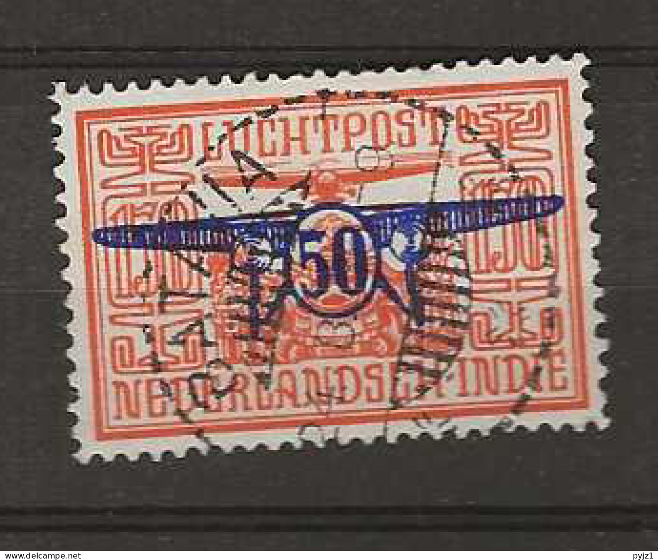 1932 USED Nederlands Indië Airmail NVPH LP 17 - Niederländisch-Indien