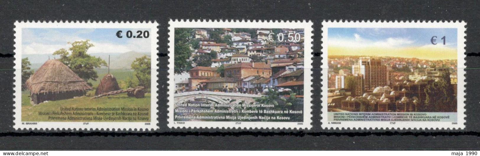 KOSOVO - MNH SET - ARCHITECTURE - 2005. - Kosovo