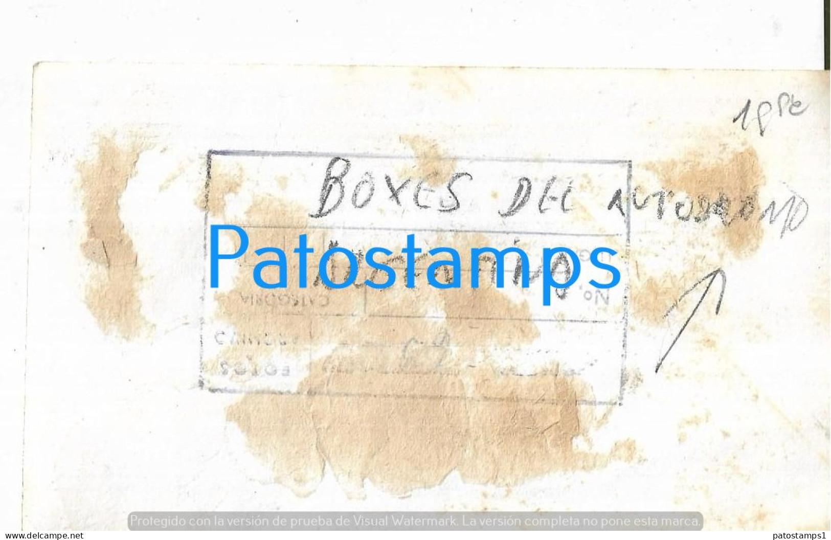 229194 ARGENTINA AUTOMOBILE CAR RACE AUTO DE CARRERA BOXES DE AUTOMOVILISMO  PHOTO NO POSTCARD - Other & Unclassified