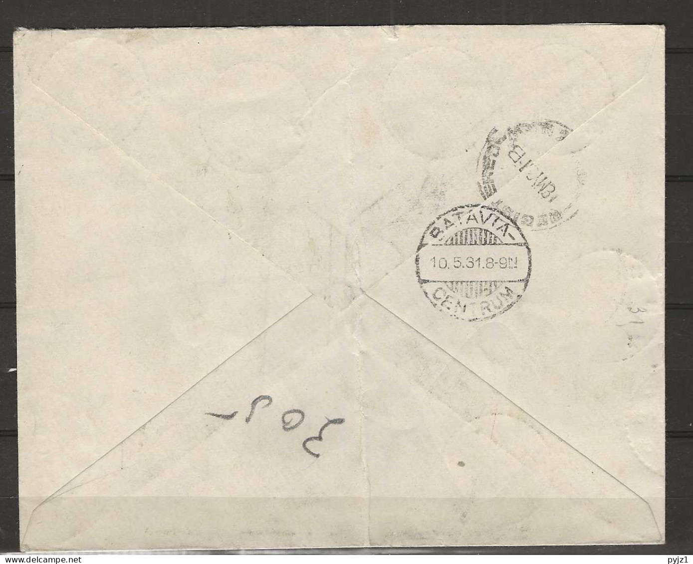 1931 USED Nederlands Indië Airmail NVPH LP 13 - Netherlands Indies