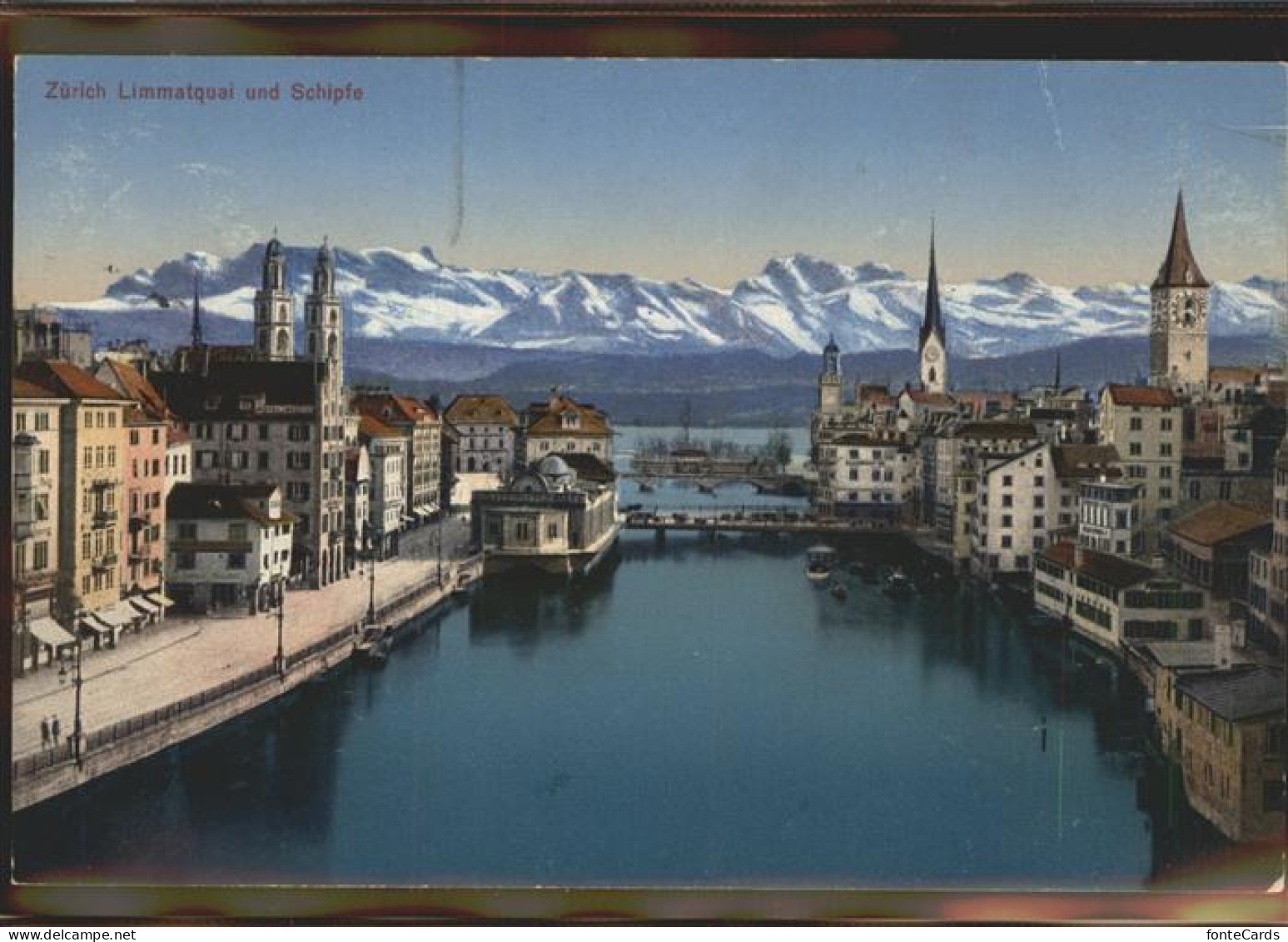 11294416 Zuerich Limmatquai Schipfe Alpen  Zuerich - Autres & Non Classés