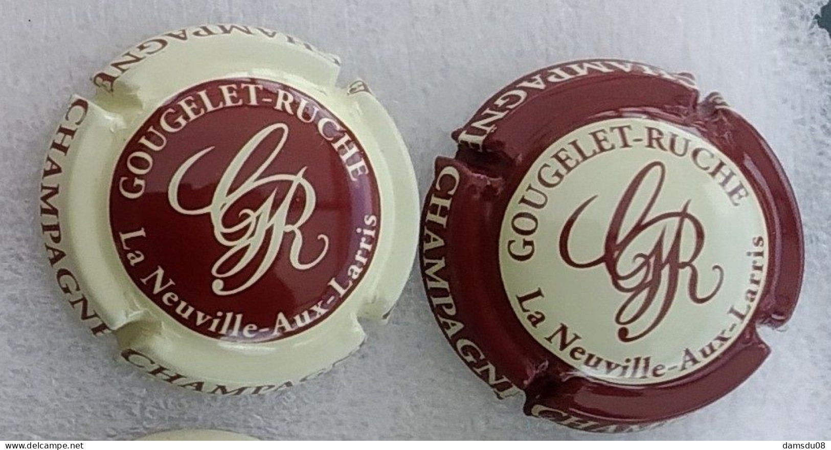 2 Capsules De Champagne Gougelet-Ruche - Autres & Non Classés