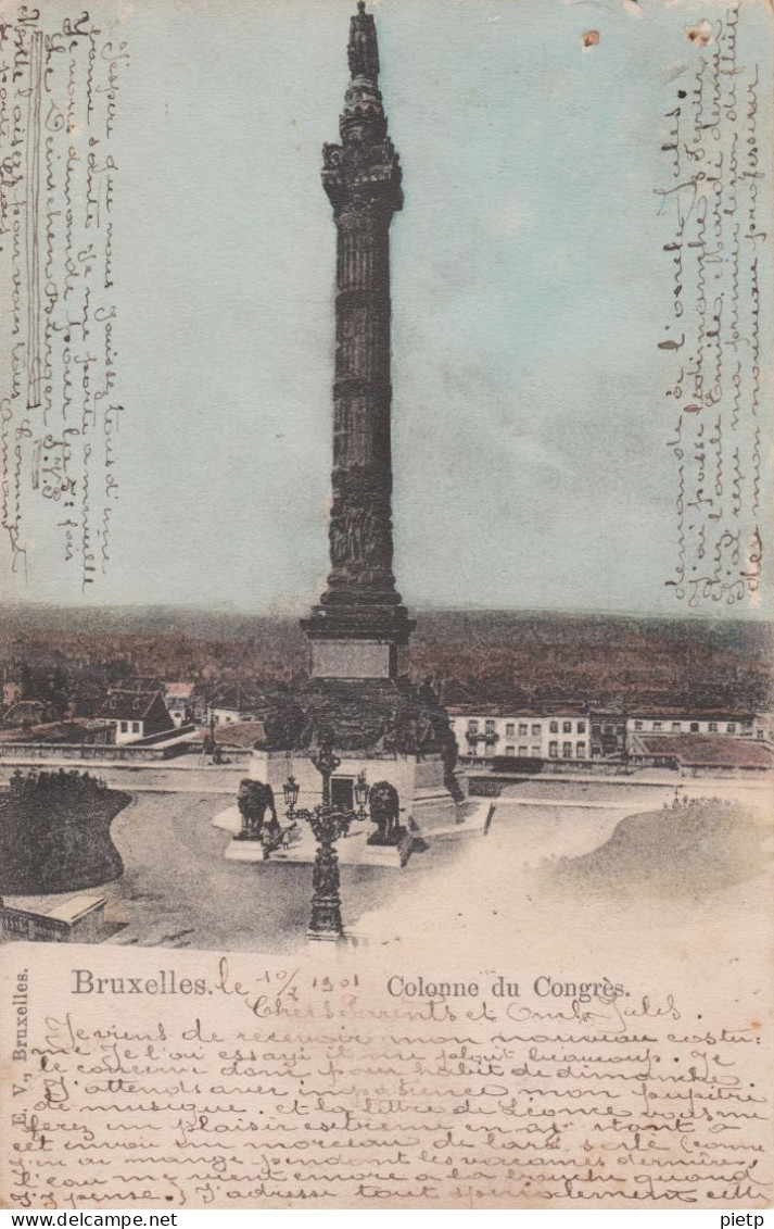 Bruxelles E. V. Bruxelles   Colonne Du Congrès. - Monuments