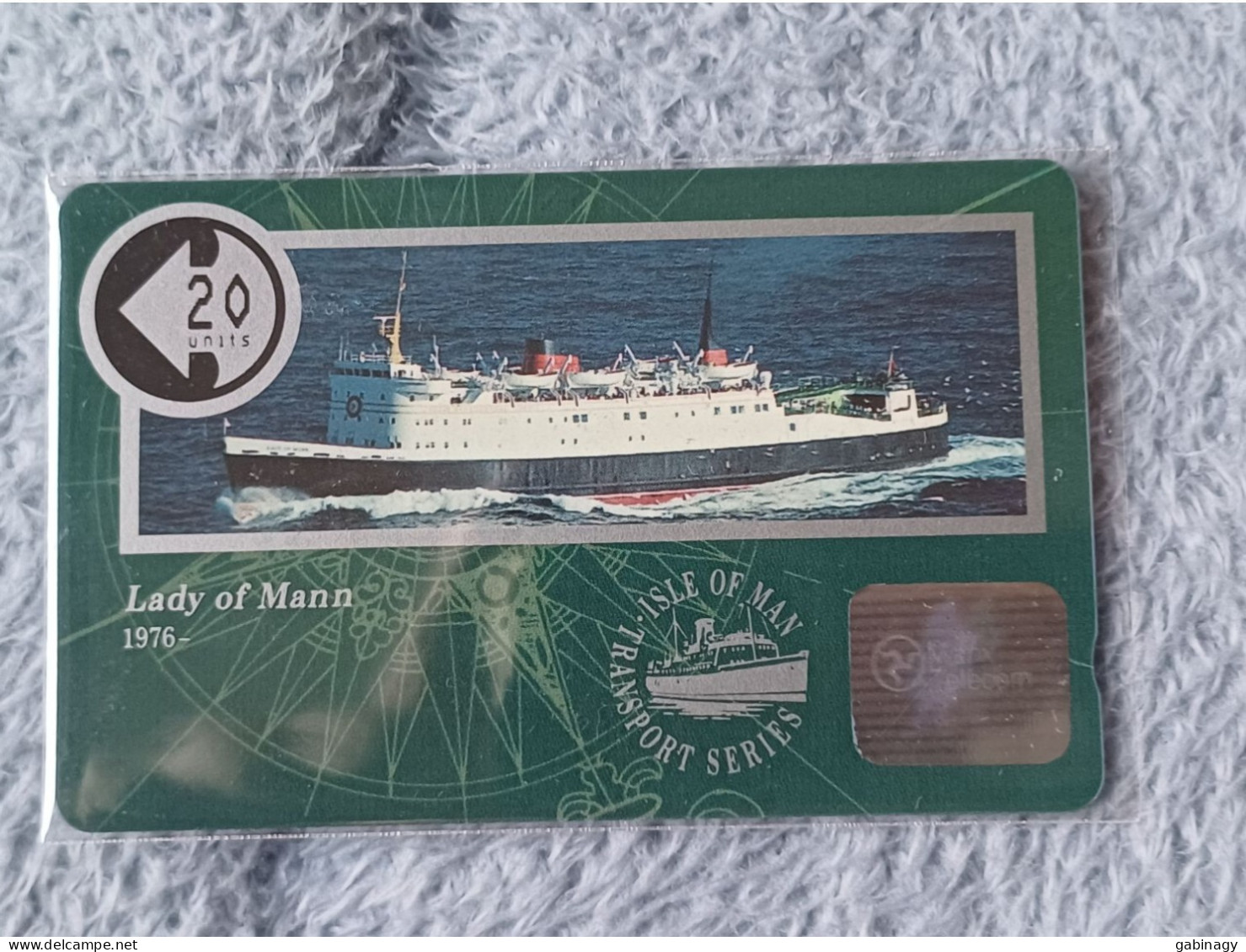 ISLE OF MAN - LADY OF MANN - SHIP - TRANSPORT SERIES - 6.000EX. - Île De Man