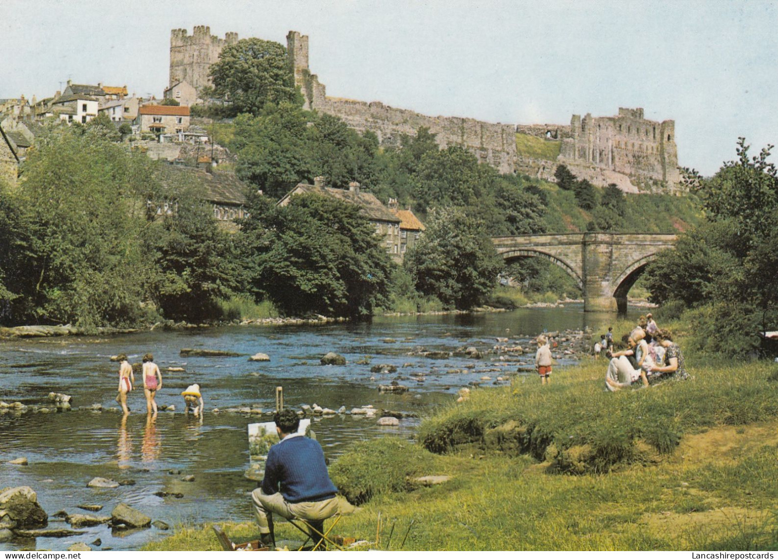 Postcard River Swale At Richmond Castle North Yorkshire My Ref B26486 - Other & Unclassified