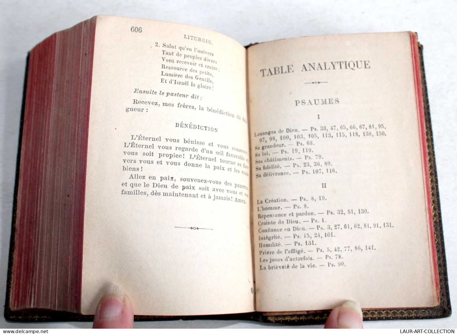 PSAUMES ET CANTIQUES, RECUEIL SYNODE OFFICIEUX EGLISES REFORMEES 1896 PARTITIONS / LIVRE ANCIEN XIXe SIECLE (1303.1) - Religion