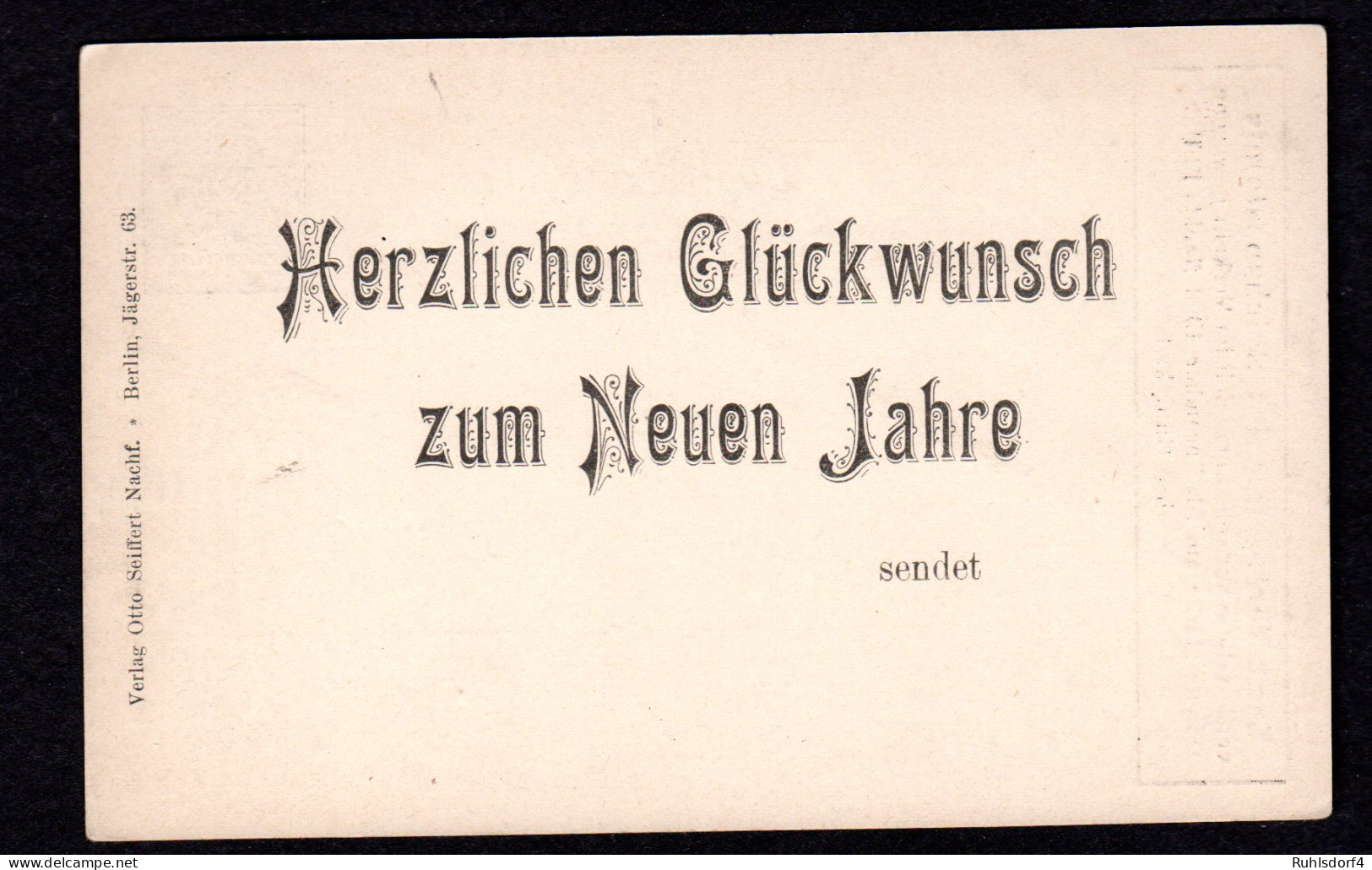 Privatganzsache "Herzlichen Glückwunsch Zum Neuen Jahre" - Autres & Non Classés