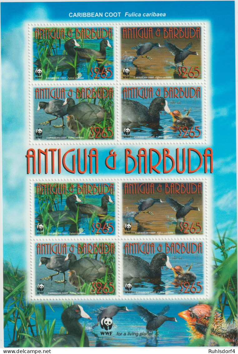 Antigua&Barbuda Enten Kleinbogen - Poissons