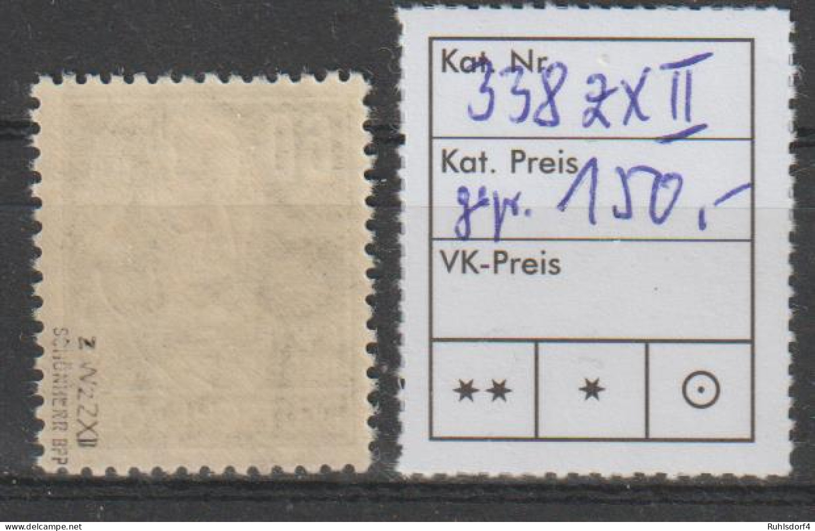 DDR Köpfe II Spezial: 60 Pfg. In Variante Z XII, **, BPP-geprüft - Variétés Et Curiosités