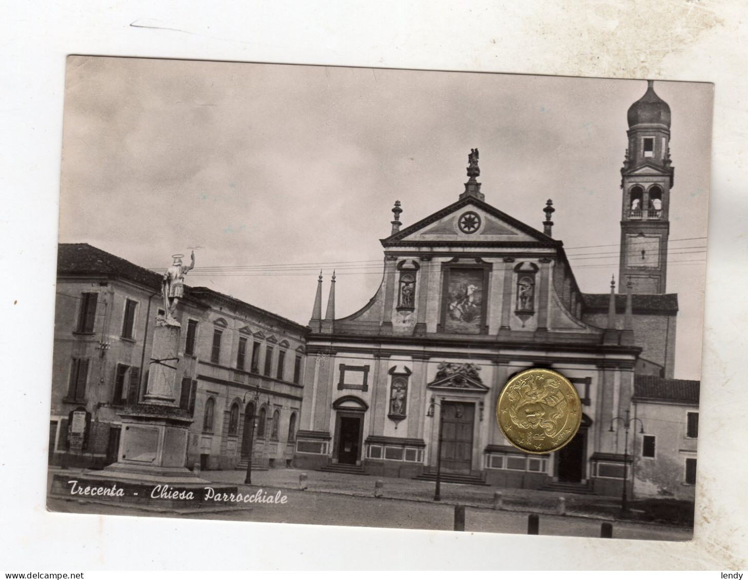 TRECENTA CHIESA ROVIGO  Viaggiata 1953 Polesine - Rovigo