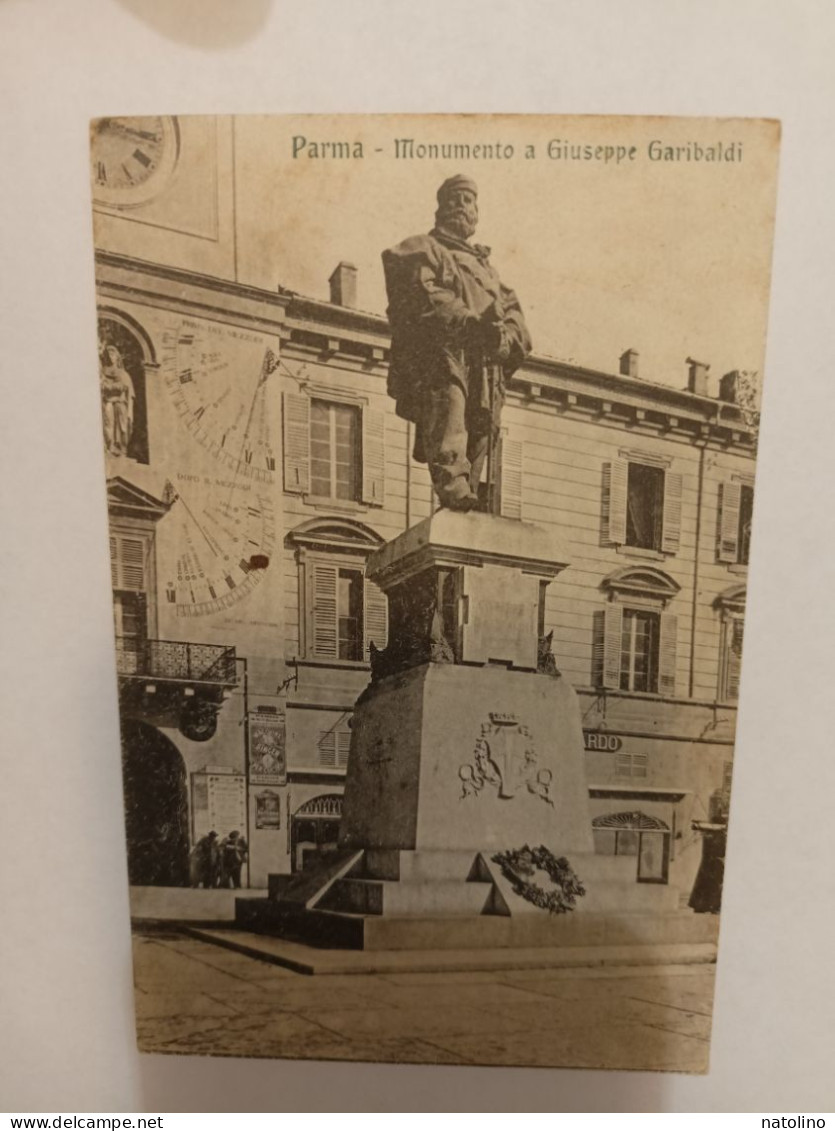 Fp VG Parma Monumento A Giuseppe Garibaldi Animata - Parma