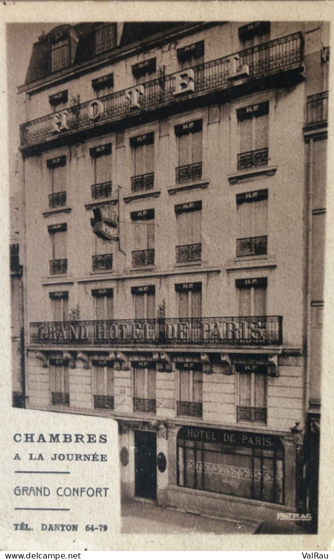 Grand Hotel De Paris - Grand Confort - 17 Rue Du Départ - Cafés, Hôtels, Restaurants