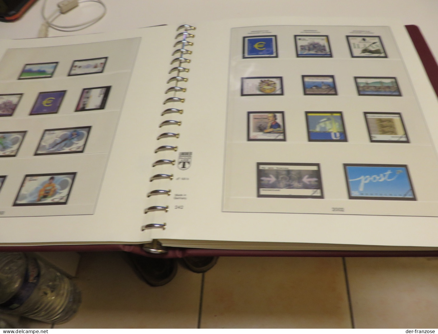 DEUTSCHLAND  2001 Bis 2004  LINDNER VORDRUCK Neuwertige Erhaltung  Im  RINGBINDER - Pre-printed Pages
