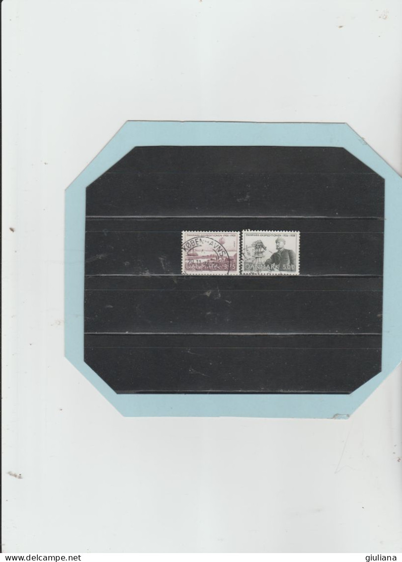 Danimarca 1994 - (UN) 1080/81 Used "Europa. Le Scoperte. Spedizione Scientifica "Danimarca" In Groenlandia" - Serie Comp - Used Stamps