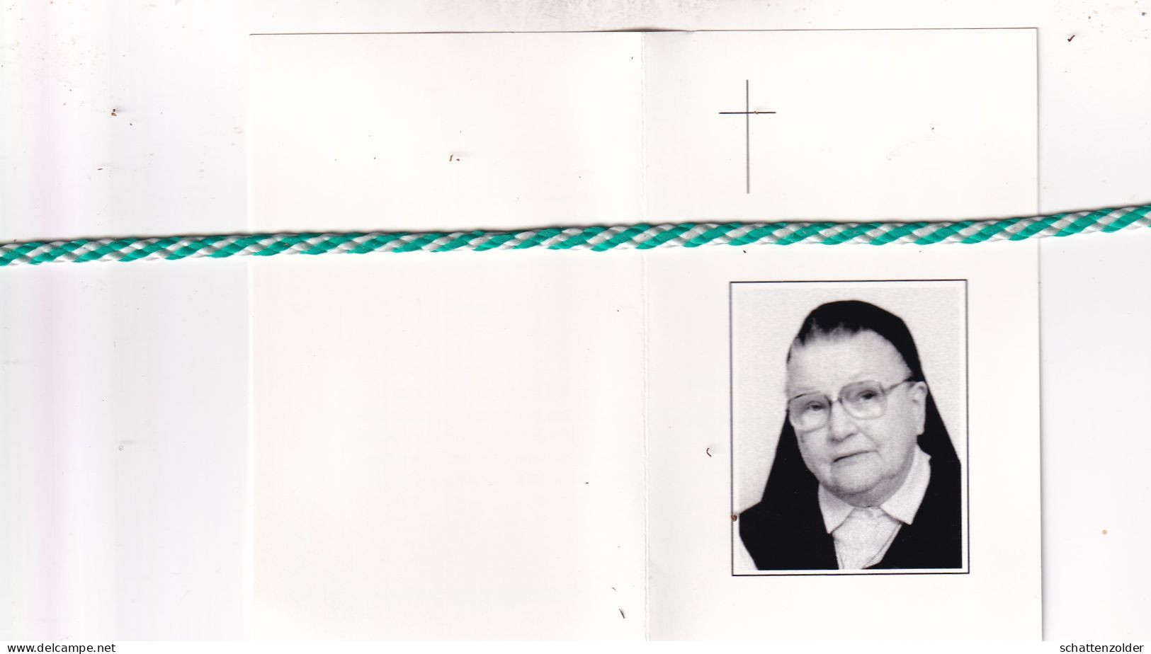 Zuster Marie-Gratilia (Emma Van Hoof), Heist Op Den Berg 1917, Lier 2003. Foto - Todesanzeige