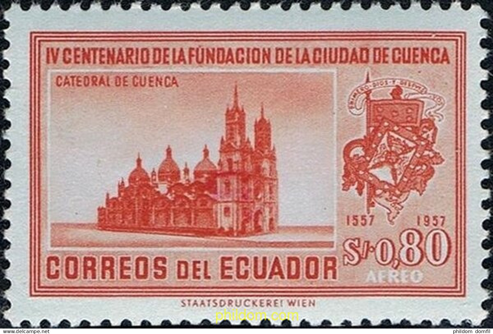 731045 MNH ECUADOR 1957 MOTIVOS DIVERSOS - Ecuador