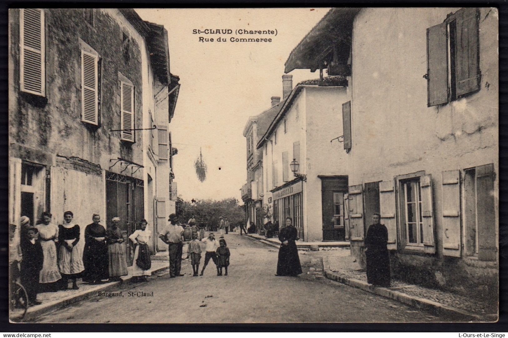 St-Claud - Rue Du Commerce - Sonstige & Ohne Zuordnung